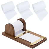 walnut Memo Roll Holder