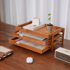 wooden drawer organizer