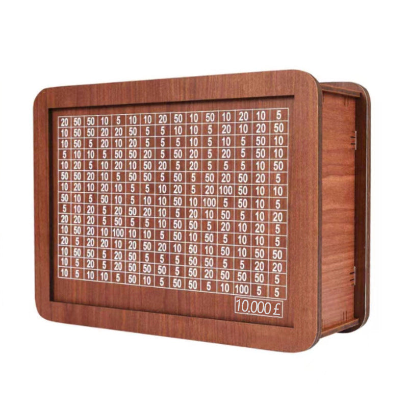 Wooden cash box