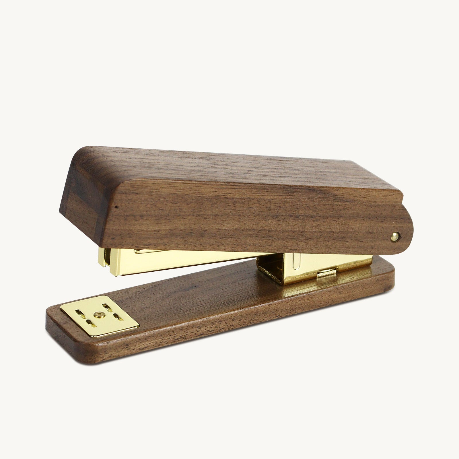 walnut wood stapler
