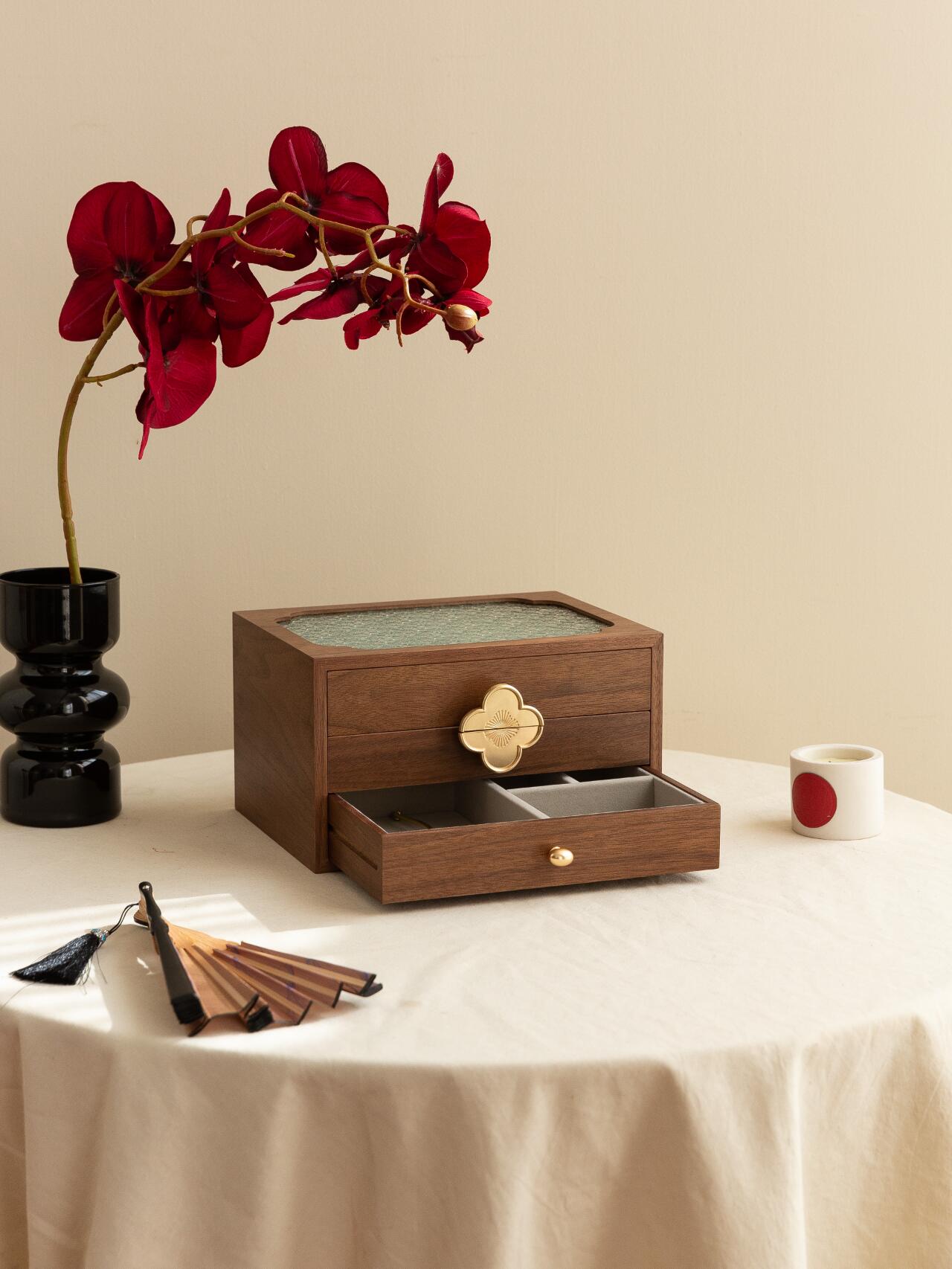 wooden jewelry box