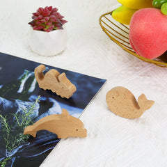 dolphin whale seahorse magnet set