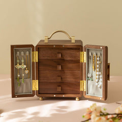wooden jewelry organizer