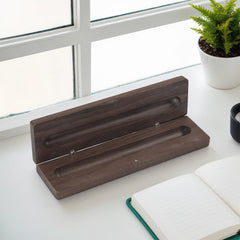 wooden pen box