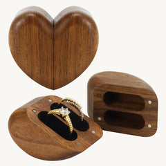 heart shaped ring box