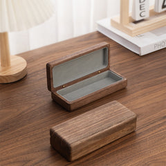 wooden eyewear storage box