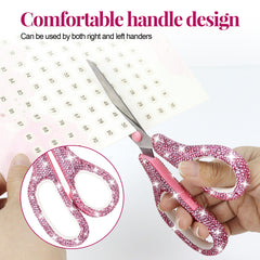 pink handle scissors
