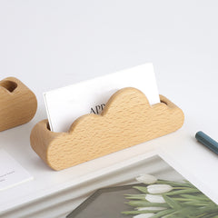 Cloud business card holder