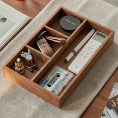 black walnut catchall box