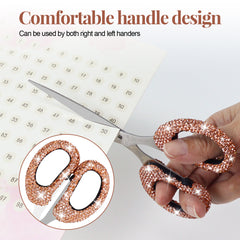 Rhinestone scissors