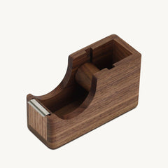 walnut tape dispenser