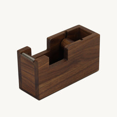 walnut wood tape dispenser