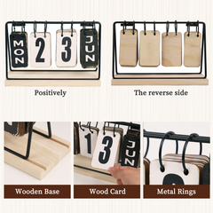 perpetual wooden calendar