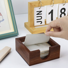 wood memo tray