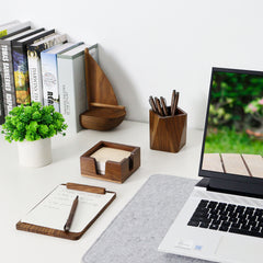 walnut wood gift set