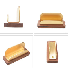 metal name card holder