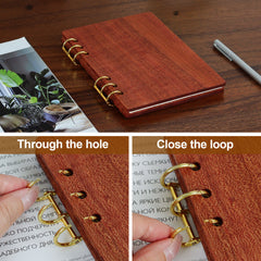wood notebook cover