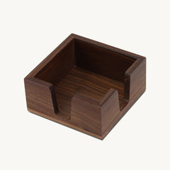 walnut sticky note holder
