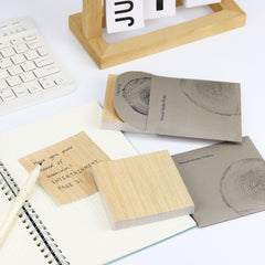 natural paper memo pad