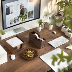 wood office organizer