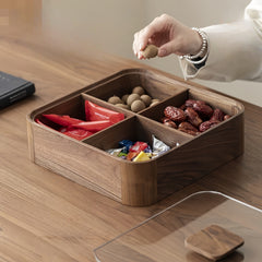 elegant wooden treat box