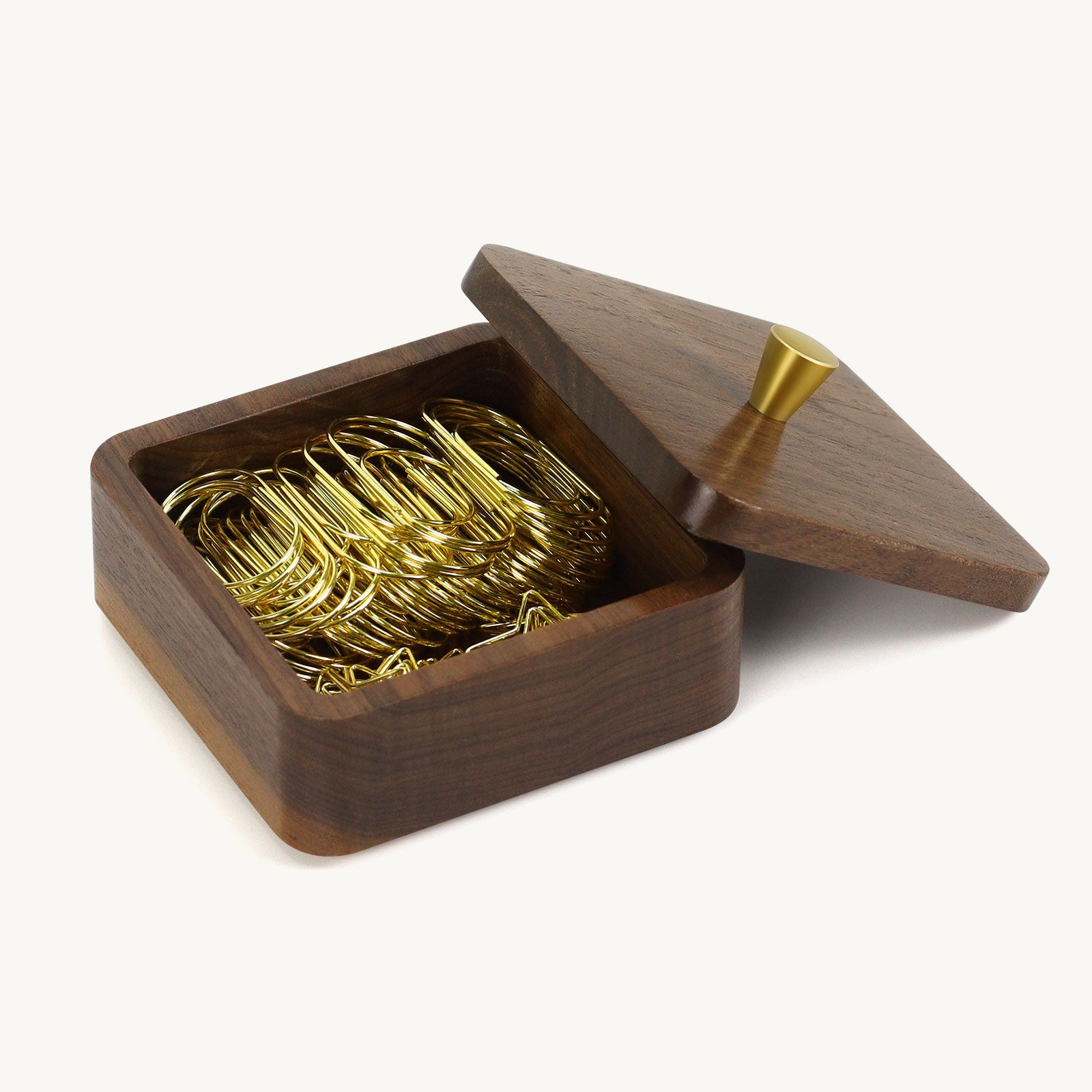 walnut desk organizer