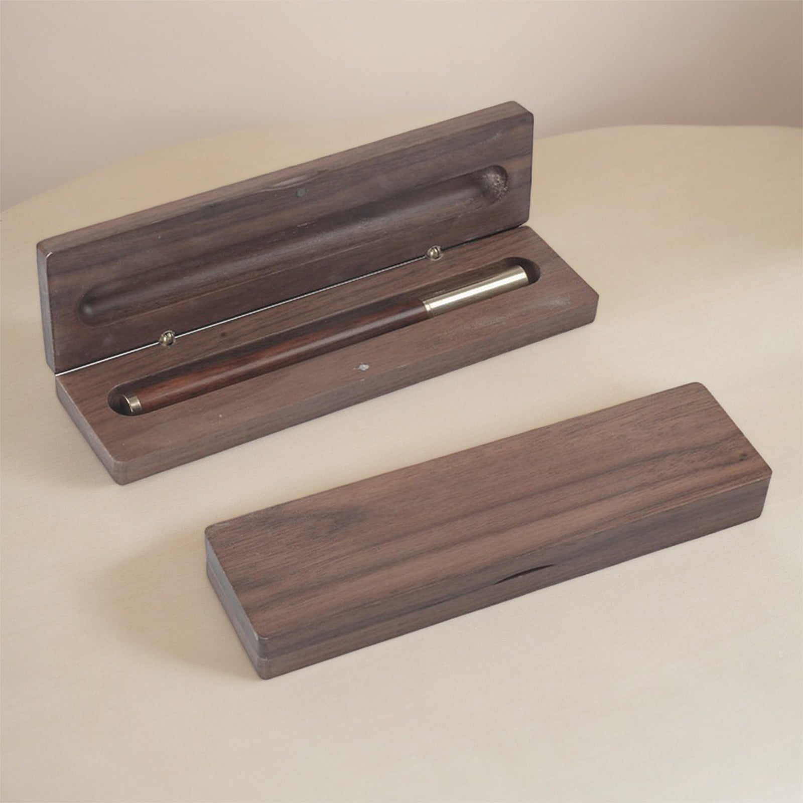 walnut wood pen case
