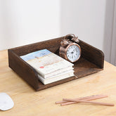 wood file tray