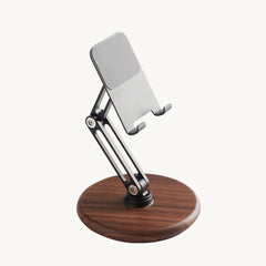 wooden phone holder
