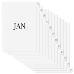 PP binder dividers