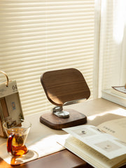 black walnut phone stand