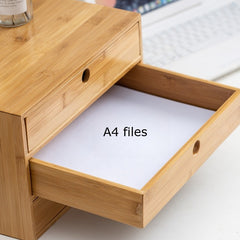 wooden drawer organizer