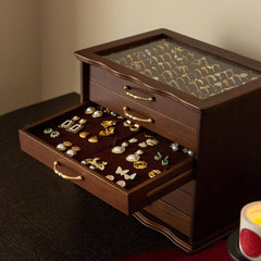 wood jewelry case