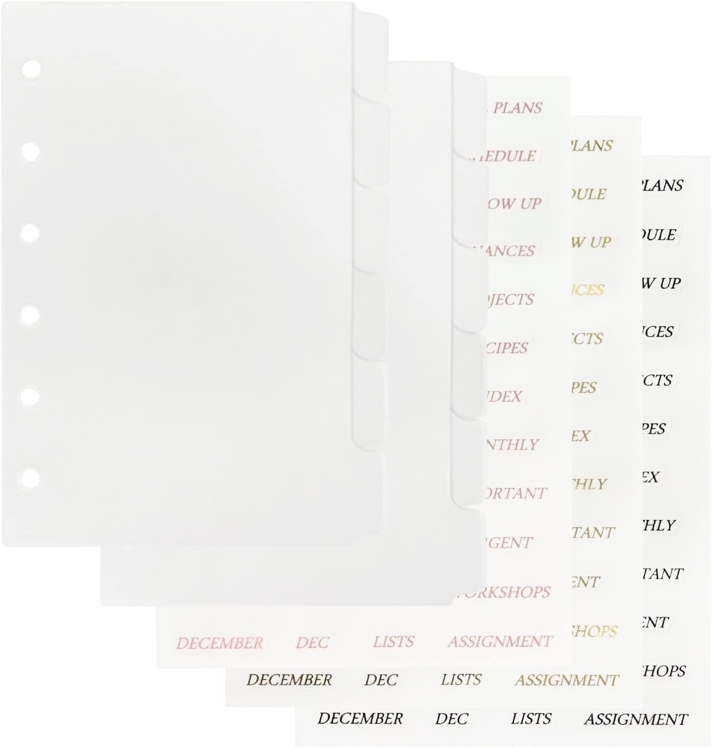 Binder Dividers