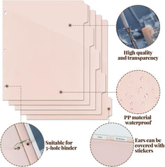 dividers with pockets for binders