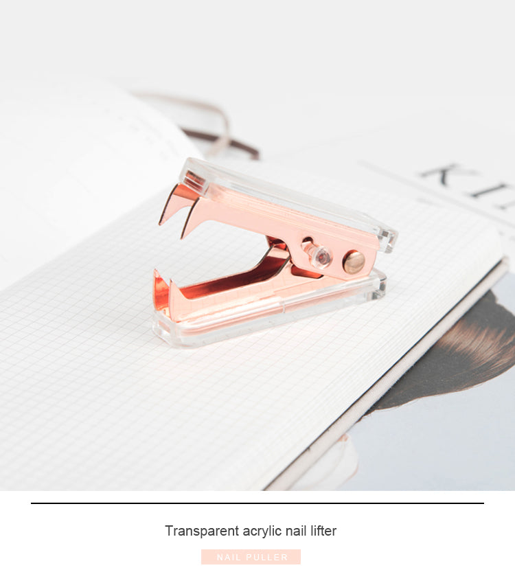 Acrylic Rose Gold Staple Removers