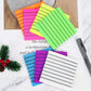 500 Sheets 3"x3" Lined Transparent Sticky Notes