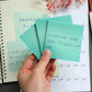 500 Sheets 3"x3" Shimmer Translucent Sticky Notes