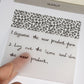250 Sheets Leopard Transparent Sticky Notes