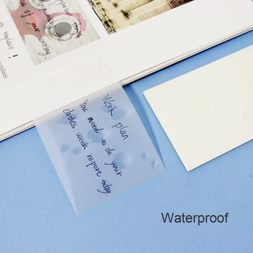 500 Sheets Clear Transparent Sticky Note Pads