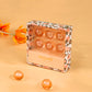 Cute Custom Round Leopard Crystal Glass Magnets Office supplies 6PCS 20MM Magnets Set