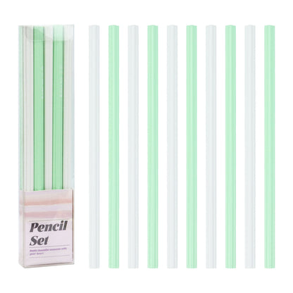 10PCS Flower Pencils Set