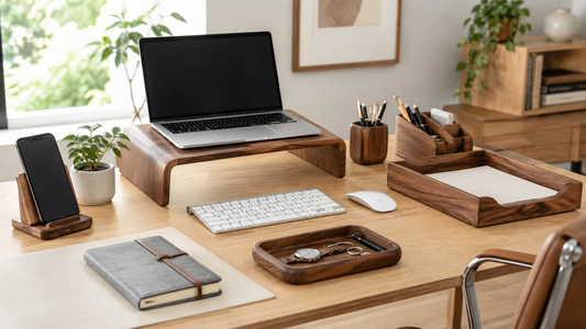 Wooden Desk Accessories 