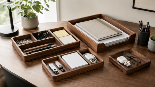 How to Organize Small Office Supplies with Desk Trays