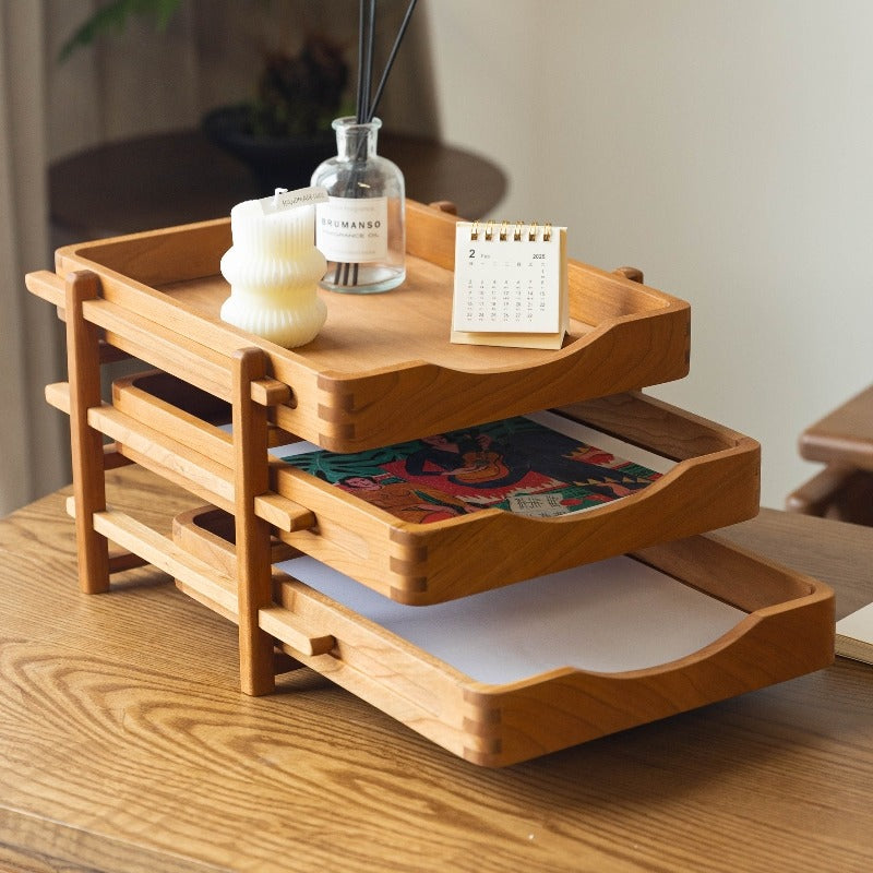 3 tier document tray