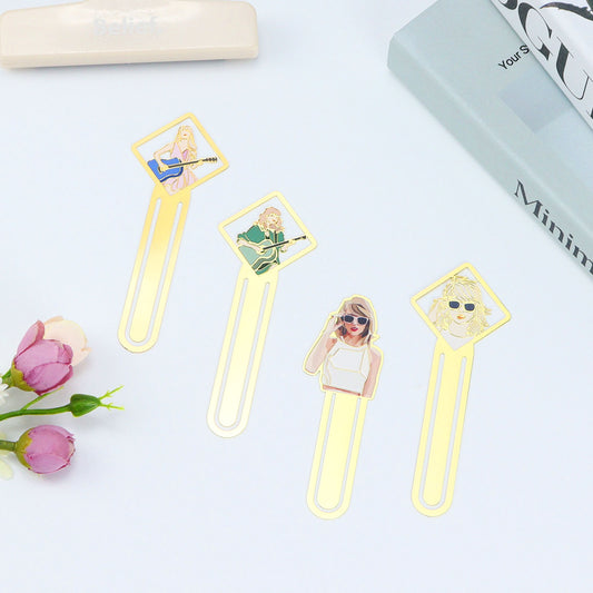 Taylor Swift Gold Bookmarks