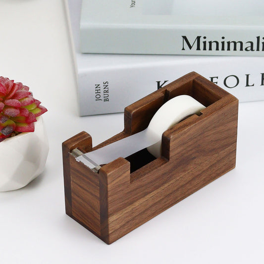 Wooden Tape Dispenser Cutter