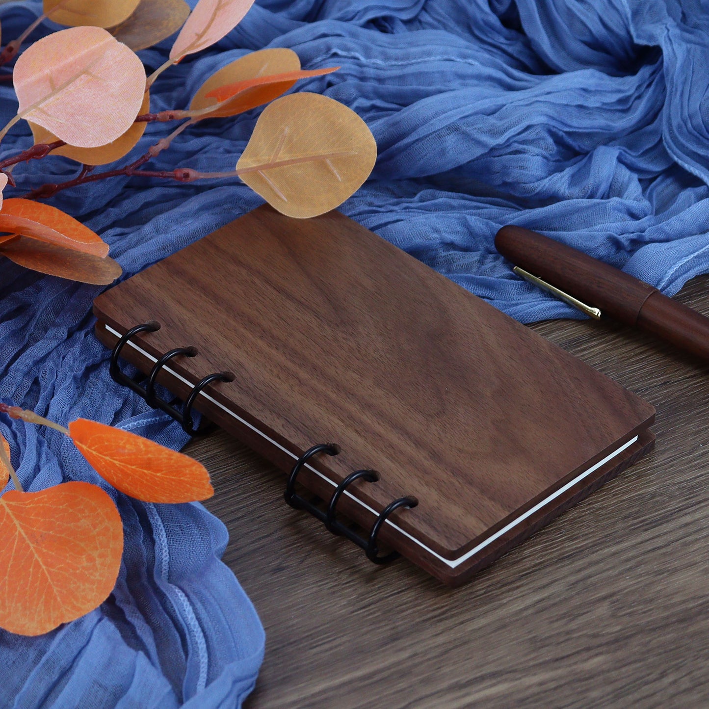 North American Walnut A6 Binder