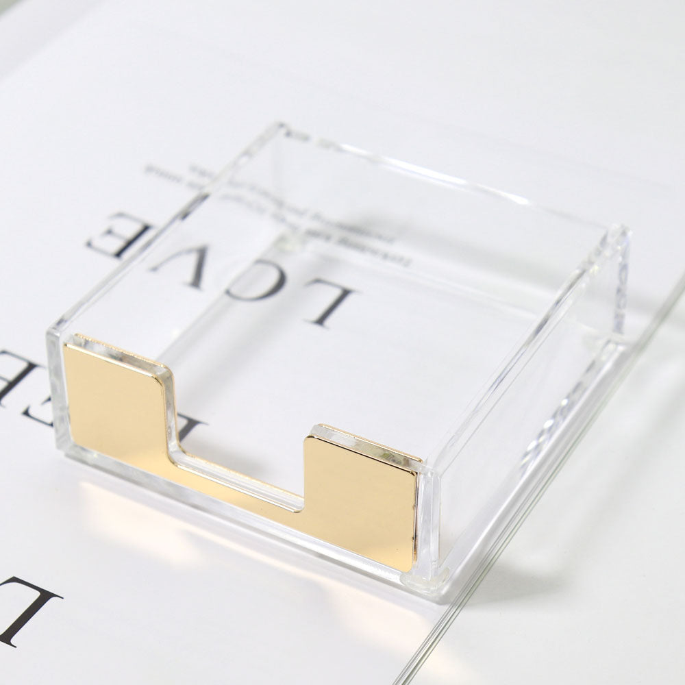 Clear Acrylic Memo Notepad Holder
