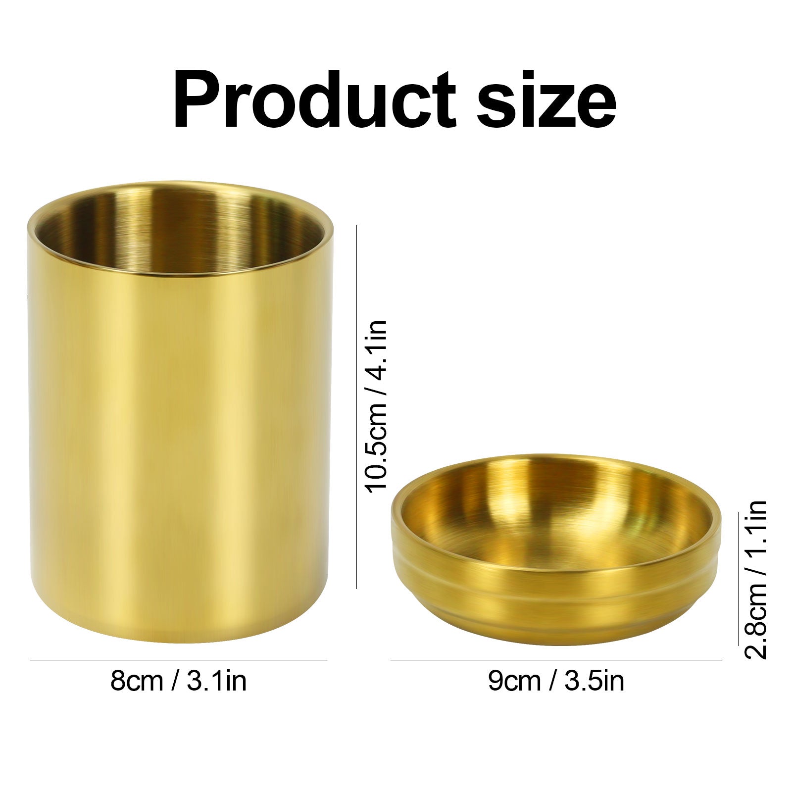 pencil pot and Paper Clip Holder Set